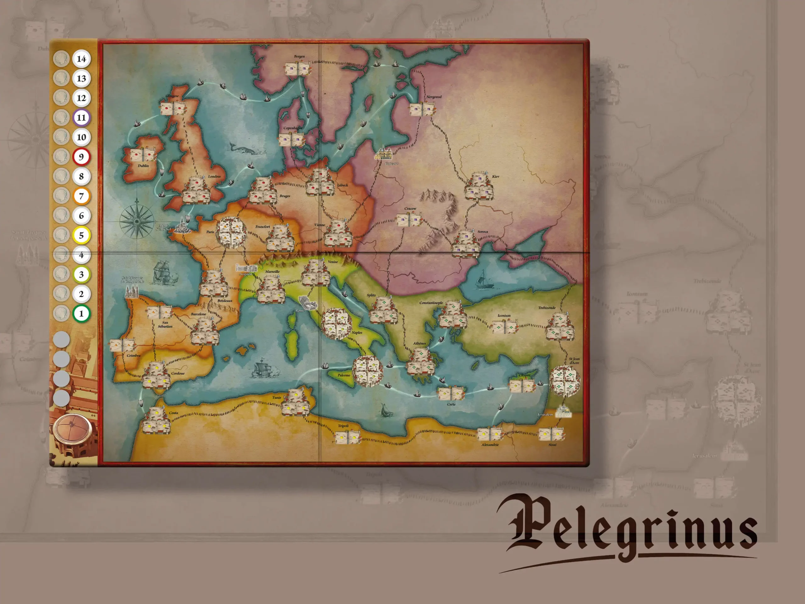 Asyncron - Plateau de jeu Pelegrinus